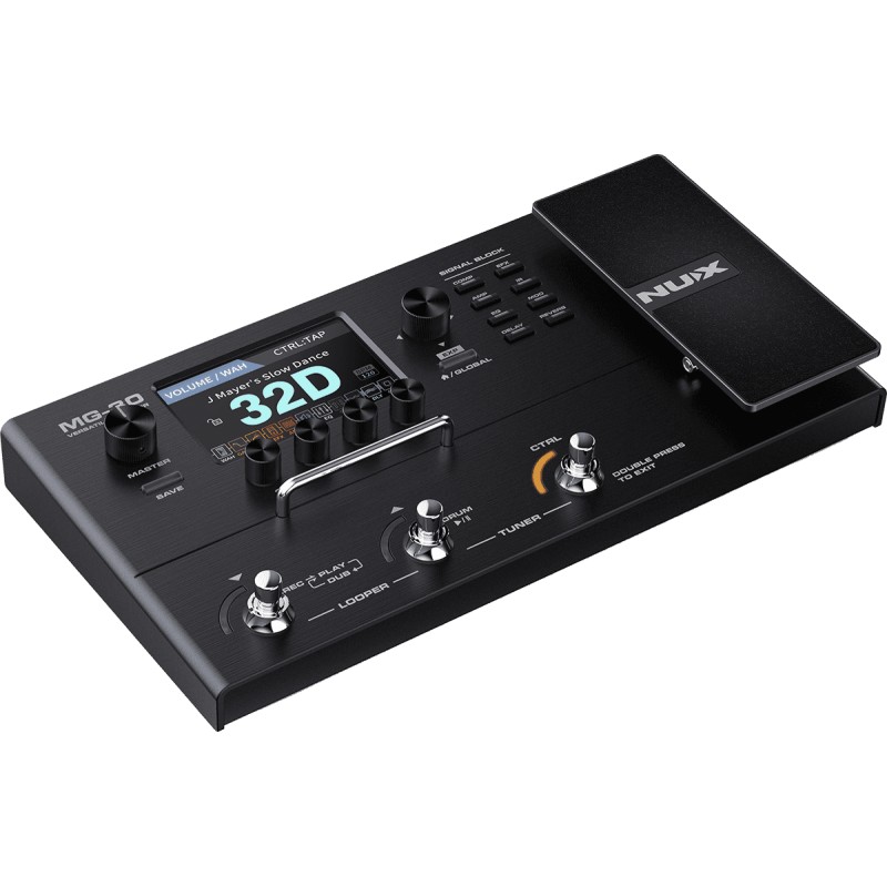 Processeur d'effets Nux Multi-effets guitare LCD 4" - 3 switchs + exp