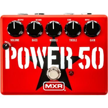 Pédale d'effet MXR Pédale Tom Morello Power 50 Overdrive