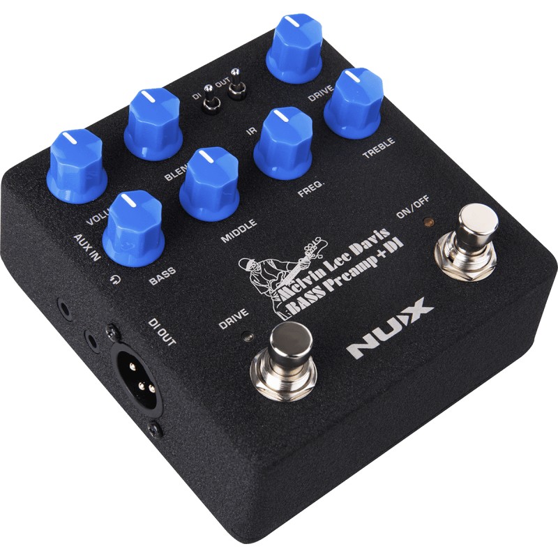 Pédale d'effet Nux Préampli basse à modélisation