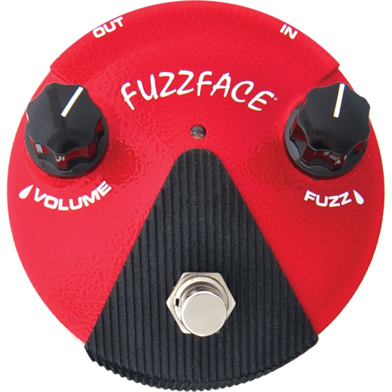 Pédale d'effet Dunlop Fuzz Face Mini Germanium Red