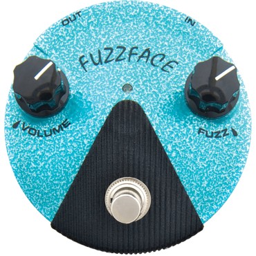 Pédale d'effet Dunlop Fuzz Face Mini Jimi Hendrix Turquoise
