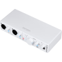 Interfaces audio Arturia USB 2 entrées MiniFuse blanche