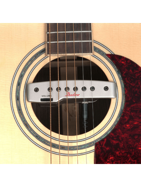 Micro rosace magnétique Shadow guitare folk avec volume