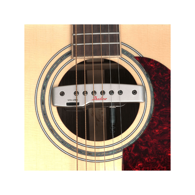 Micro rosace magnétique Shadow guitare folk avec volume