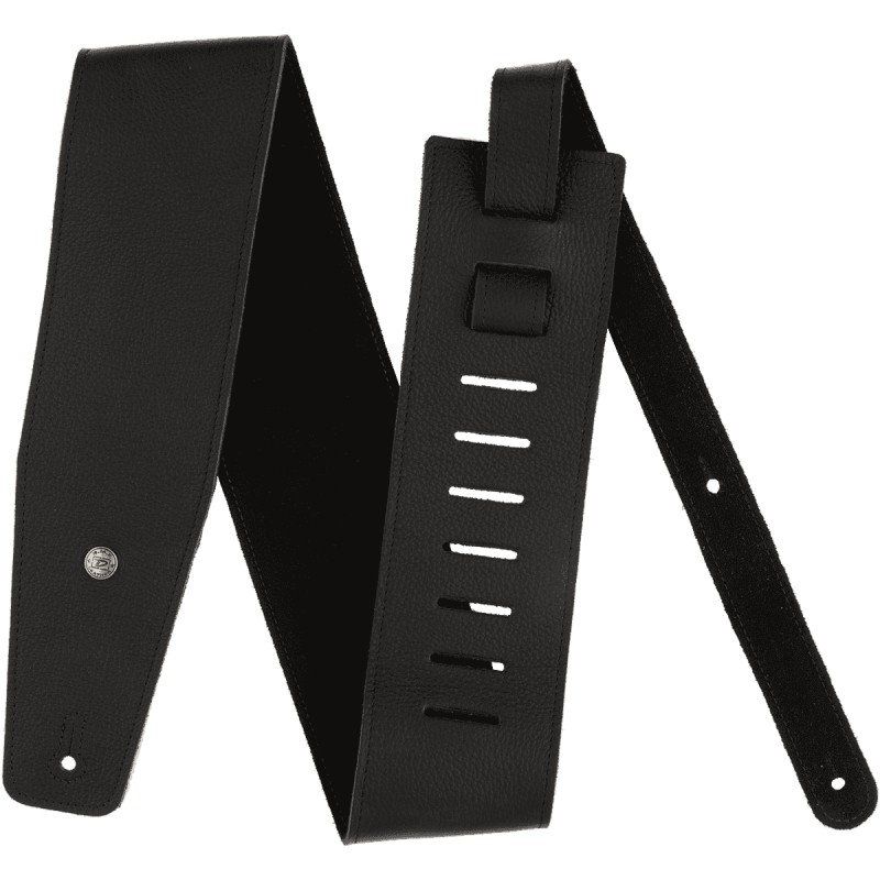 Sangle Dunlop BMF Leather - Triple Black