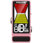 Pédale accordeur Nux guitare compact LCD couleur - rose