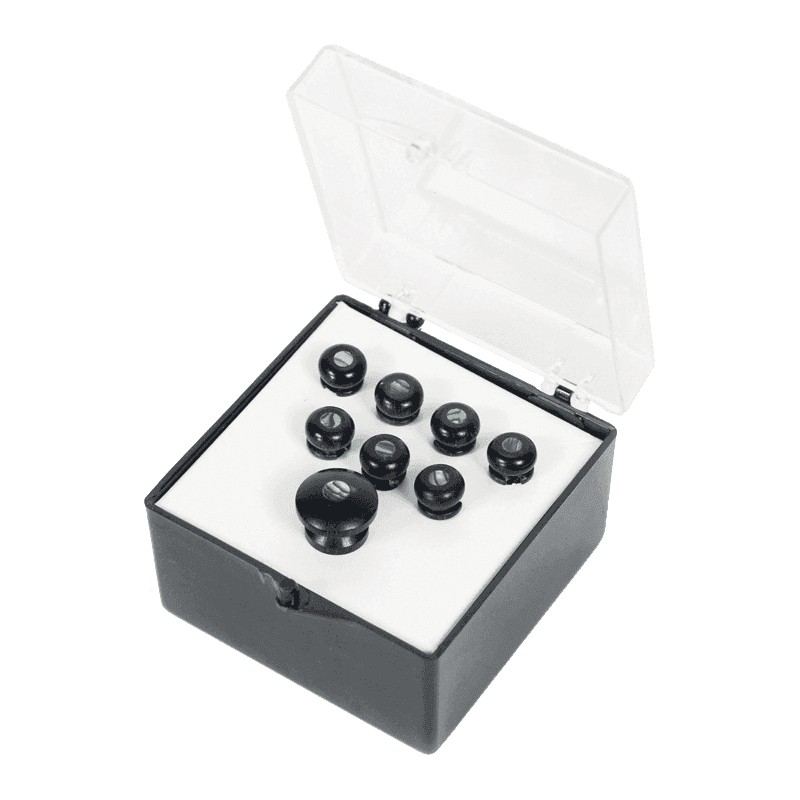 Set de chevilles Martin ébène point perle