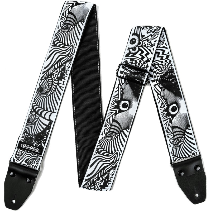 Sangle Dunlop I Love Dust Vortex - Black/White