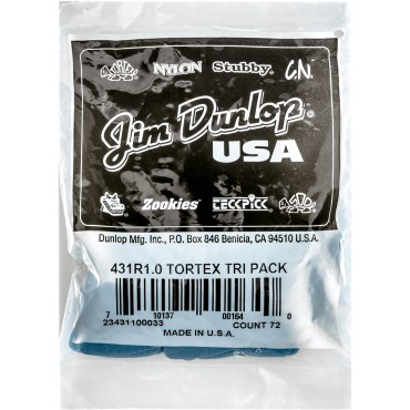 Médiators Tortex Dunlop Tortex Triangle 1