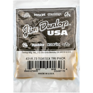 Médiators Tortex Dunlop Tortex Triangle 0