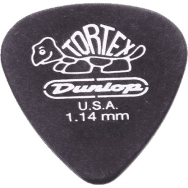 Médiators Tortex Dunlop Tortex Pitch Black 1