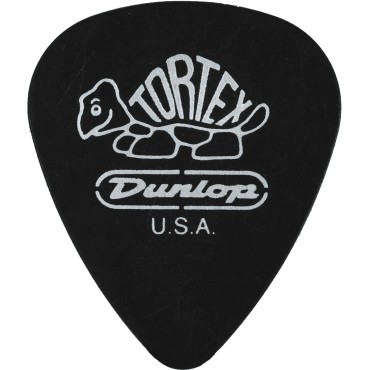 Médiators Tortex Dunlop Tortex Pitch Black 0