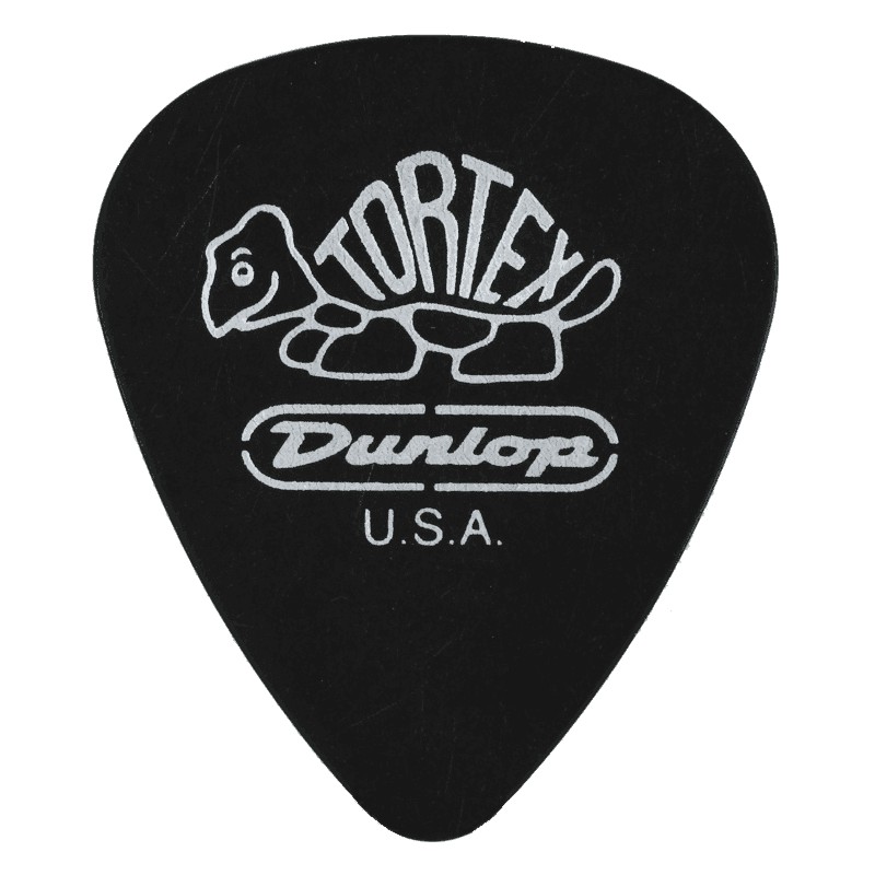 Médiators Tortex Dunlop Tortex Pitch Black 0