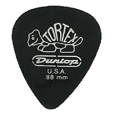 Médiators Tortex Dunlop Tortex Pitch Black 0
