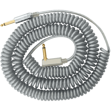 Câble Vox spirale coudé gris 9m