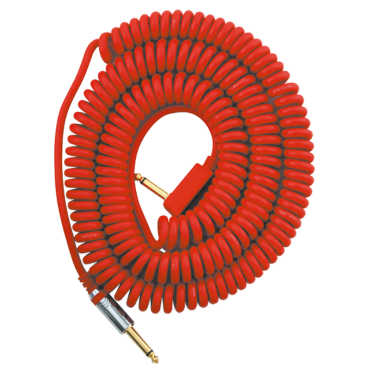 Câble Vox spirale coudé rouge 9m