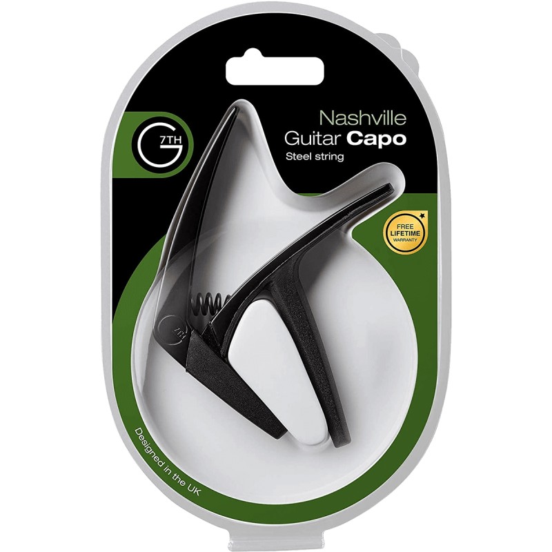 Capodastre G7th Nashville 6 cordes noir