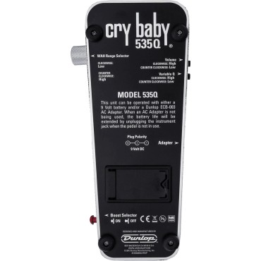 Pédale d'effet Dunlop 535Q Chrome