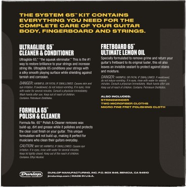 Produit d'entretien Dunlop Kit d'entretien guitare