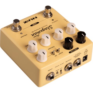 Pédale d'effet Nux Préampli acoustique, sortie DI, 3 effets intégrés