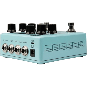 Pédale de delay Nux double et fonction looper