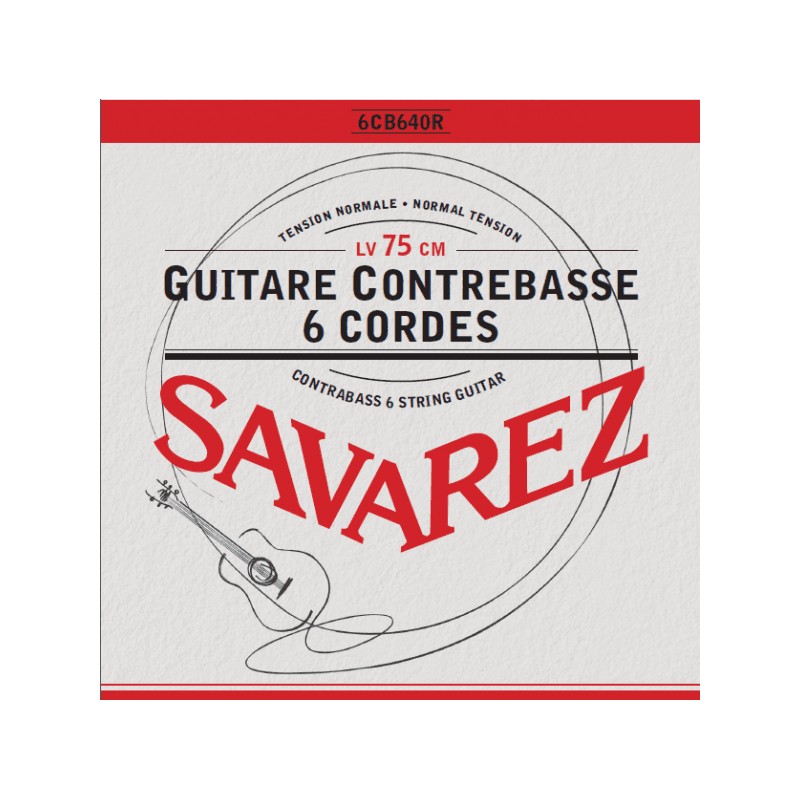 Cordes pour guitare Basse 6 cordes 75cm