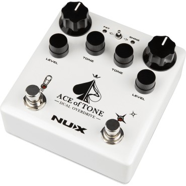 Pédale d'effet Nux d'overdrive double - TubemanII + MorningStar