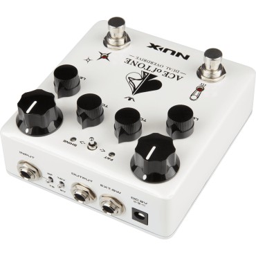 Pédale d'effet Nux d'overdrive double - TubemanII + MorningStar