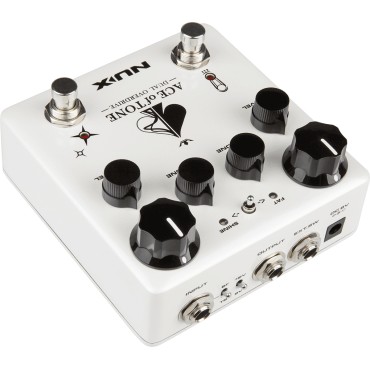 Pédale d'effet Nux d'overdrive double - TubemanII + MorningStar