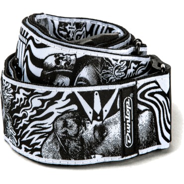 Sangle Dunlop I Love Dust Skulls - Black/White