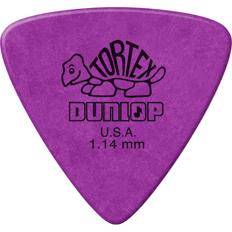 Médiators Tortex Dunlop Tortex Triangle 1,14mm sachet de 72