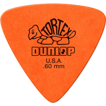 Médiators Tortex Dunlop Tortex Triangle 0,60mm sachet de 72