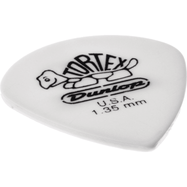 Médiators Tortex Dunlop Tortex White Jazz III 1,35mm sachet de 72