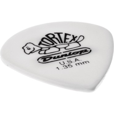Médiators Tortex Dunlop Tortex White Jazz III 1,35mm sachet de 72
