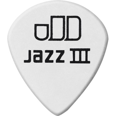 Médiators Tortex Dunlop Tortex White Jazz III 1