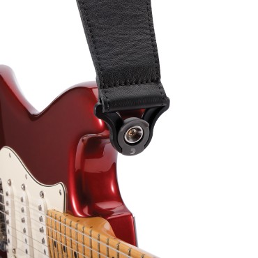 Sangle en cuir D'Addario Comfort Auto Lock Noire