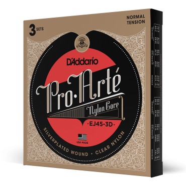 D'Addario EJ45-3D Tension Normale - 3 jeux