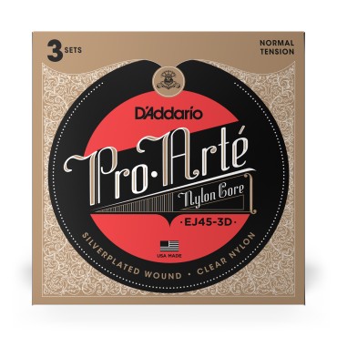 D'Addario EJ45-3D Tension Normale - 3 jeux
