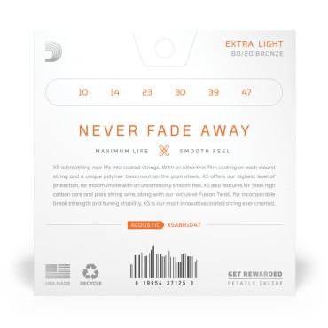 D'addario XSABR1047 Tension Extra Light