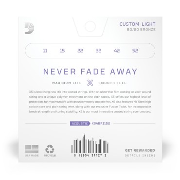 D'addario XSABR1152 Tension Custom Light