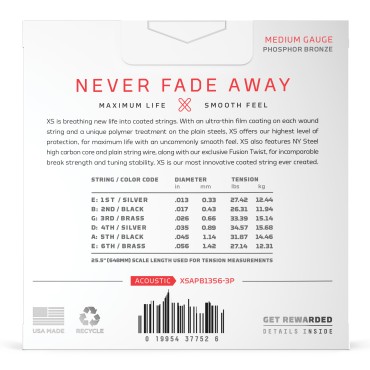 D'addario XSAPB1356-3P Tension Medium - 3 jeux