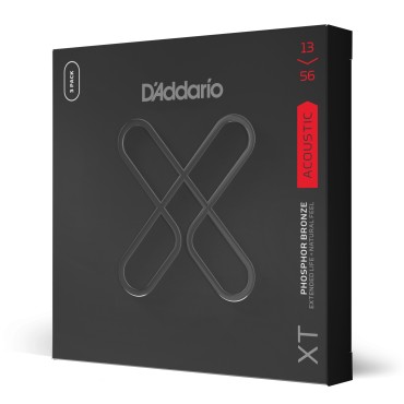 D'Addario XTAPB1356-3P Tension Medium - 3 jeux