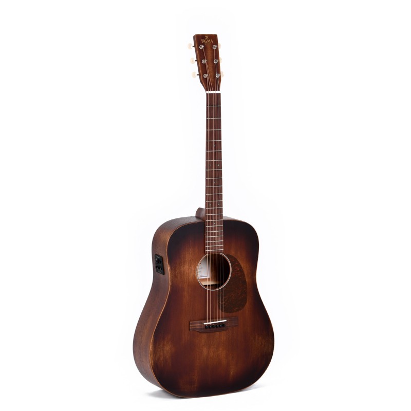 Guitare Sigma SERIE 15 DM-15E AGED EQ Fishman