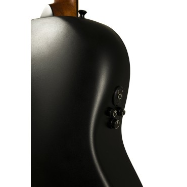 Guitare Ovation électro-acoustique Pro Series Ultra Mid-Depth Non-Cutaway Pitch Black
