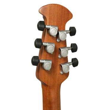 Guitare Ovation électro-acoustique Pro Series Ultra Mid-Depth Non-Cutaway Silver Shadow