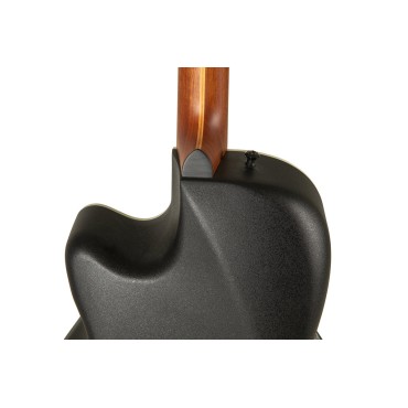 Guitare Ovation électro-acoustique Standard Balladeer Deep Contour Cutaway Noir
