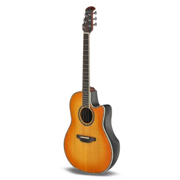 Guitare Ovation électro-acoustique Série Pro Custom Balladeer Deep Contour Honey Burst