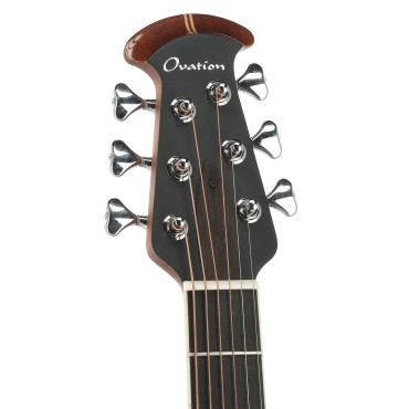 Guitare Ovation électro-acoustique Série Pro Custom Balladeer Deep Contour noir