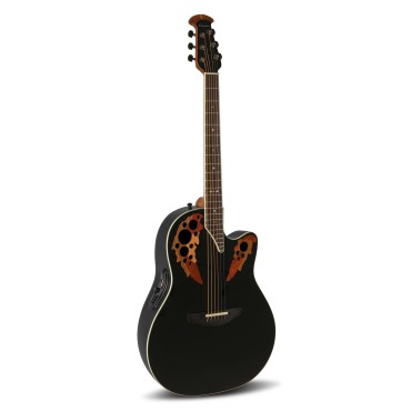 Guitare Ovation électro-acoustique Standard Elite Deep Contour Cutaway Noir
