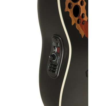 Guitare Ovation électro-acoustique Standard Elite Deep Contour Cutaway Noir